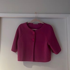 Cropped pink jacket
